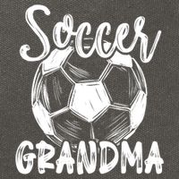 Soccer Grandma Wo Family Matching Team Player Soccer Ball Cotton Canvas Backpack
