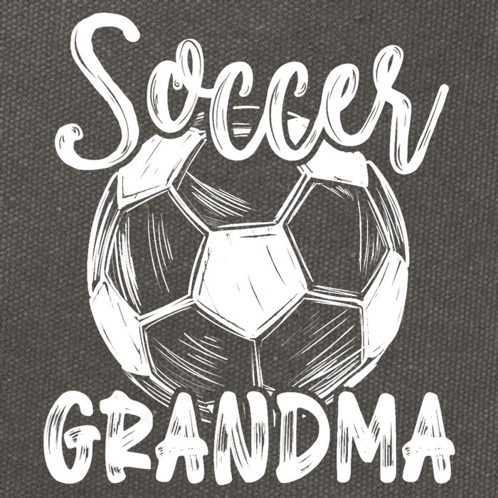 Soccer Grandma Wo Family Matching Team Player Soccer Ball Cotton Canvas Backpack
