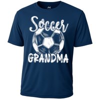 Soccer Grandma Wo Family Matching Team Player Soccer Ball Cooling Performance Crew T-Shirt