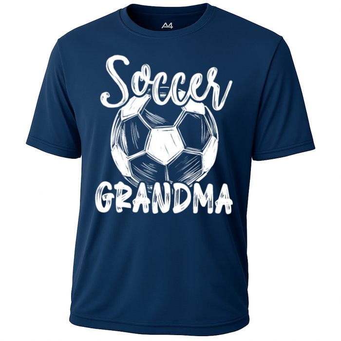 Soccer Grandma Wo Family Matching Team Player Soccer Ball Cooling Performance Crew T-Shirt