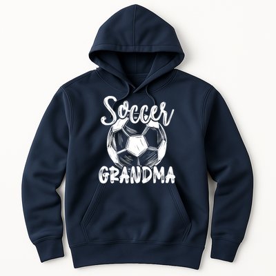 Soccer Grandma Wo Family Matching Team Player Soccer Ball Hoodie
