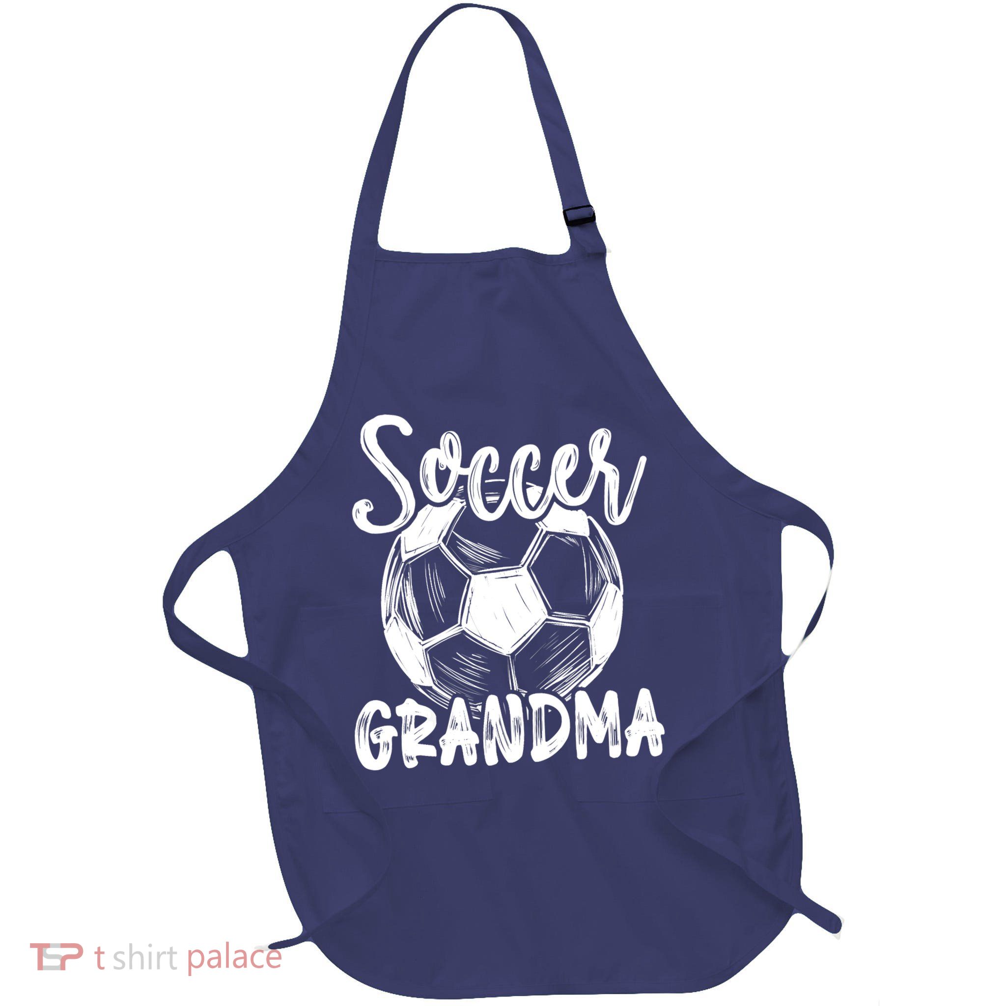 Soccer Grandma Wo Family Matching Team Player Soccer Ball Apron