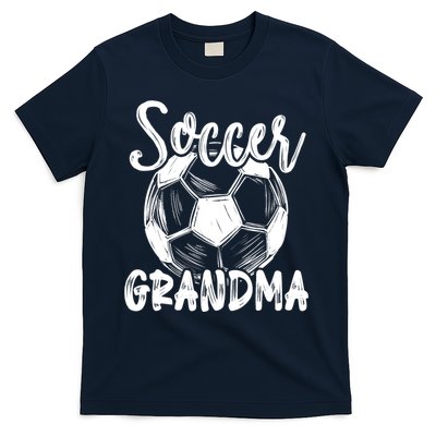 Soccer Grandma Wo Family Matching Team Player Soccer Ball T-Shirt