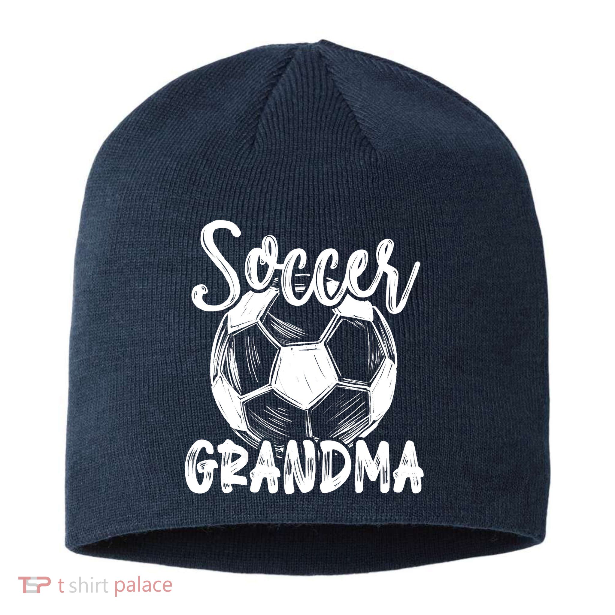 Soccer Grandma Wo Family Matching Team Player Soccer Ball Sustainable Beanie