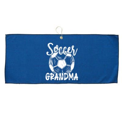 Soccer Grandma Wo Family Matching Team Player Soccer Ball Large Microfiber Waffle Golf Towel