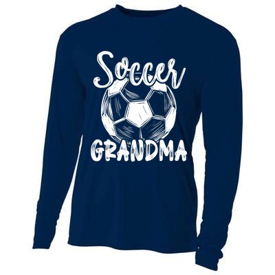 Soccer Grandma Wo Family Matching Team Player Soccer Ball Cooling Performance Long Sleeve Crew