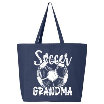 Soccer Grandma Wo Family Matching Team Player Soccer Ball 25L Jumbo Tote