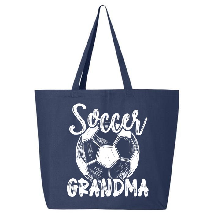 Soccer Grandma Wo Family Matching Team Player Soccer Ball 25L Jumbo Tote