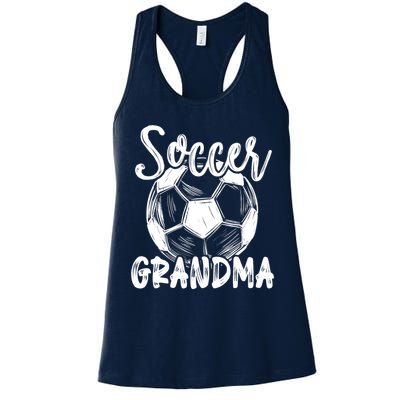 Soccer Grandma Wo Family Matching Team Player Soccer Ball Womens Tank Top