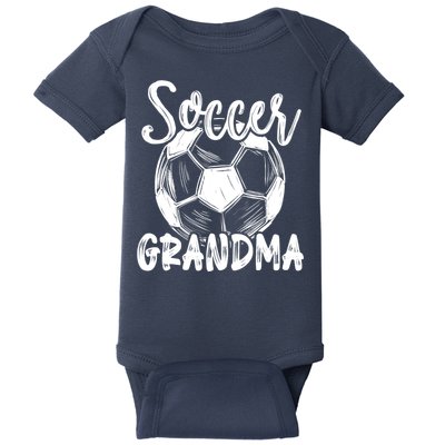 Soccer Grandma Wo Family Matching Team Player Soccer Ball Baby Bodysuit