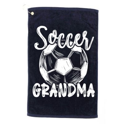 Soccer Grandma Wo Family Matching Team Player Soccer Ball Golf Towel