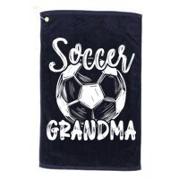 Soccer Grandma Wo Family Matching Team Player Soccer Ball Golf Towel