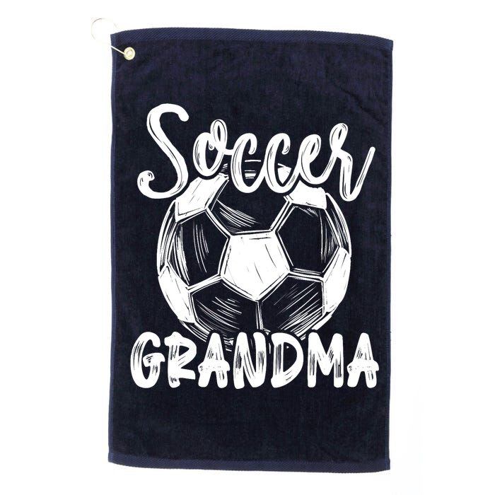 Soccer Grandma Wo Family Matching Team Player Soccer Ball Golf Towel