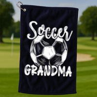 Soccer Grandma Wo Family Matching Team Player Soccer Ball Golf Towel
