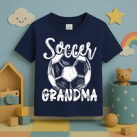 Soccer Grandma Wo Family Matching Team Player Soccer Ball Toddler T-Shirt