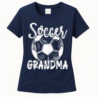 Soccer Grandma Wo Family Matching Team Player Soccer Ball Womens T-Shirt