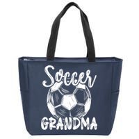 Soccer Grandma Wo Family Matching Team Player Soccer Ball Zip Tote Bag