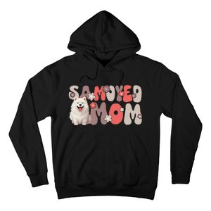 Samoyed Groovy WorldS Best Samoyed Mom Hoodie