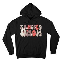 Samoyed Groovy WorldS Best Samoyed Mom Hoodie