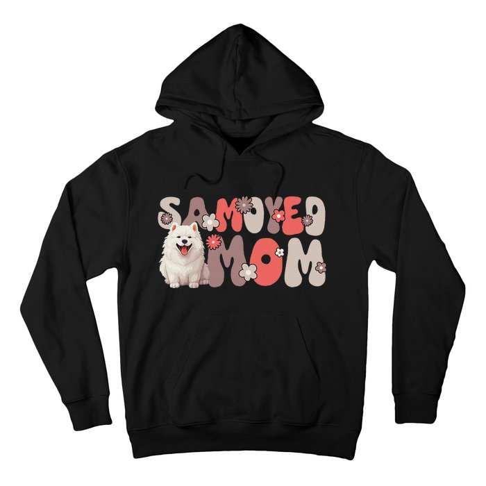 Samoyed Groovy WorldS Best Samoyed Mom Hoodie