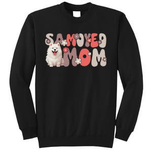 Samoyed Groovy WorldS Best Samoyed Mom Sweatshirt