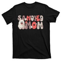 Samoyed Groovy WorldS Best Samoyed Mom T-Shirt