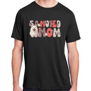 Samoyed Groovy WorldS Best Samoyed Mom Adult ChromaSoft Performance T-Shirt