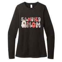 Samoyed Groovy WorldS Best Samoyed Mom Womens CVC Long Sleeve Shirt