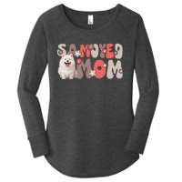 Samoyed Groovy WorldS Best Samoyed Mom Women's Perfect Tri Tunic Long Sleeve Shirt