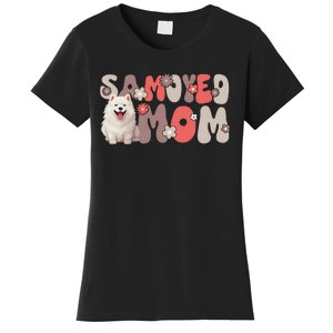 Samoyed Groovy WorldS Best Samoyed Mom Women's T-Shirt