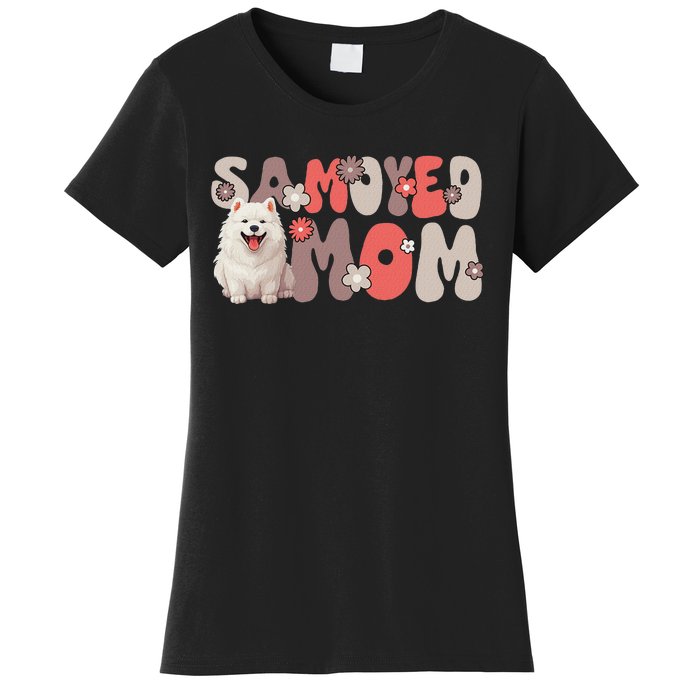 Samoyed Groovy WorldS Best Samoyed Mom Women's T-Shirt