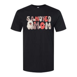 Samoyed Groovy WorldS Best Samoyed Mom Softstyle CVC T-Shirt