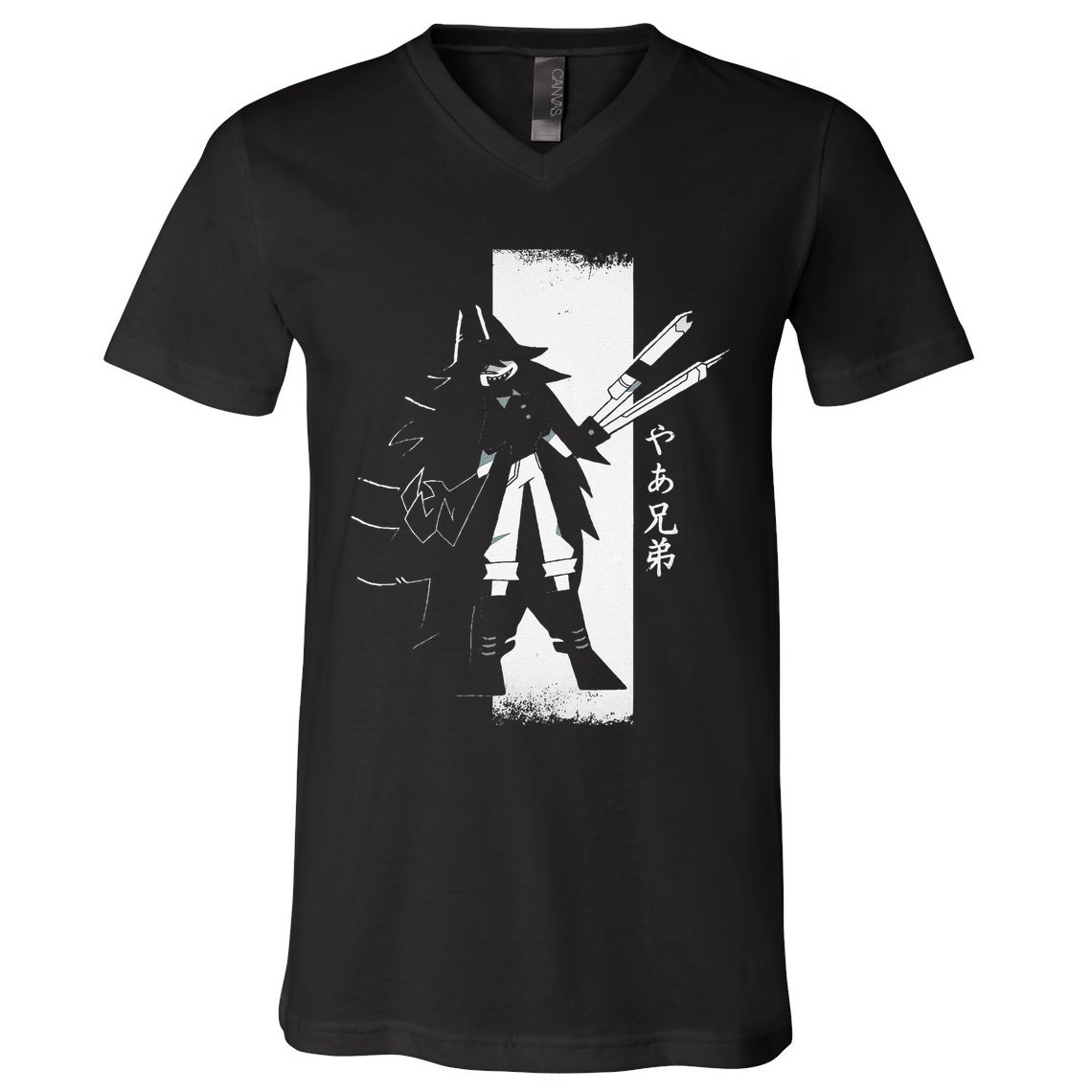 Samurai Girl Warrior Ukiyo Fpe Fundamental Paper Education V-Neck T-Shirt