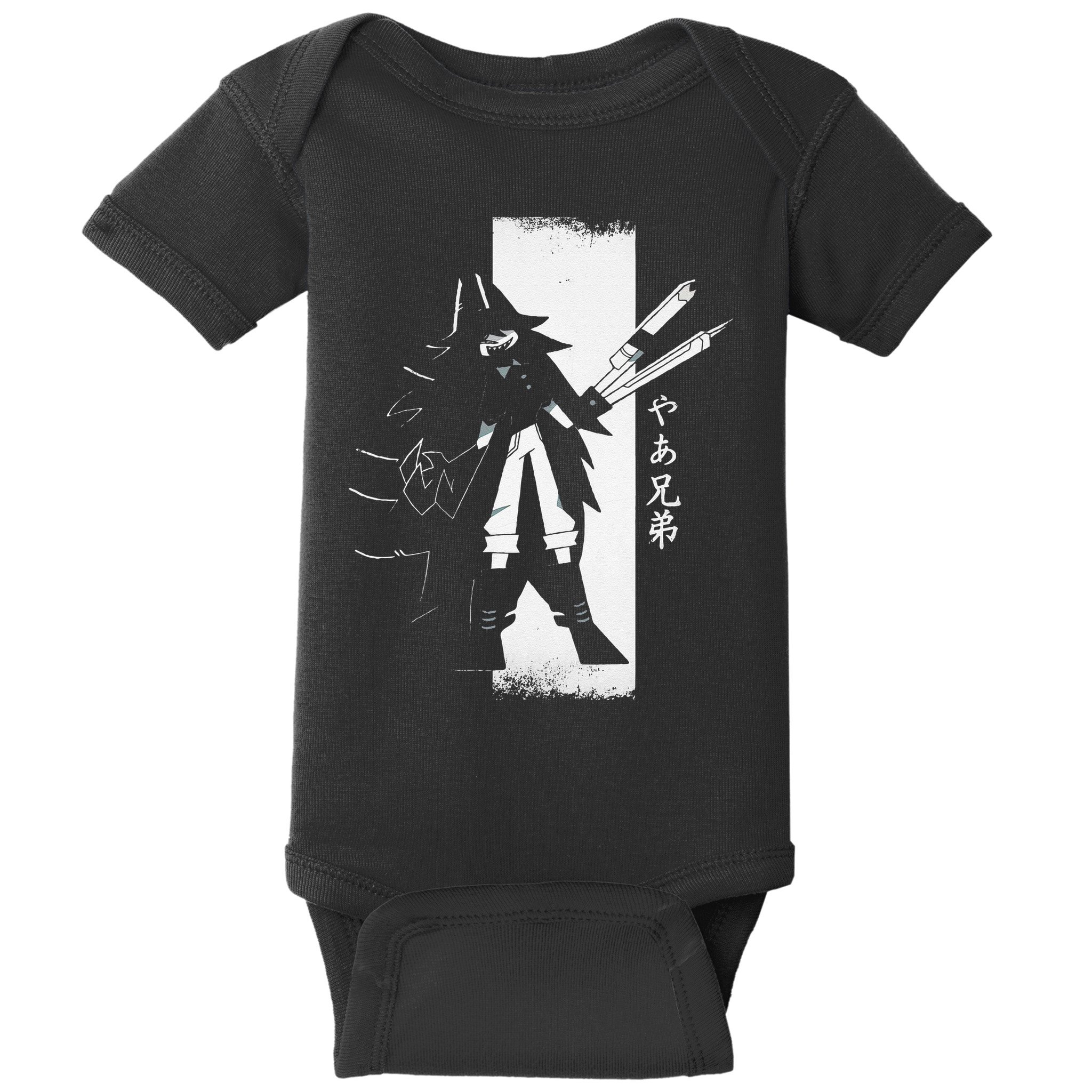 Samurai Girl Warrior Ukiyo Fpe Fundamental Paper Education Baby Bodysuit