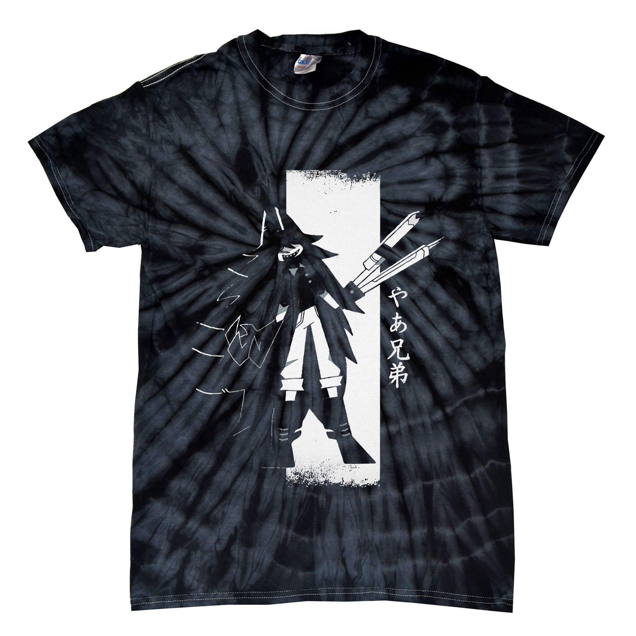 Samurai Girl Warrior Ukiyo Fpe Fundamental Paper Education Tie-Dye T-Shirt