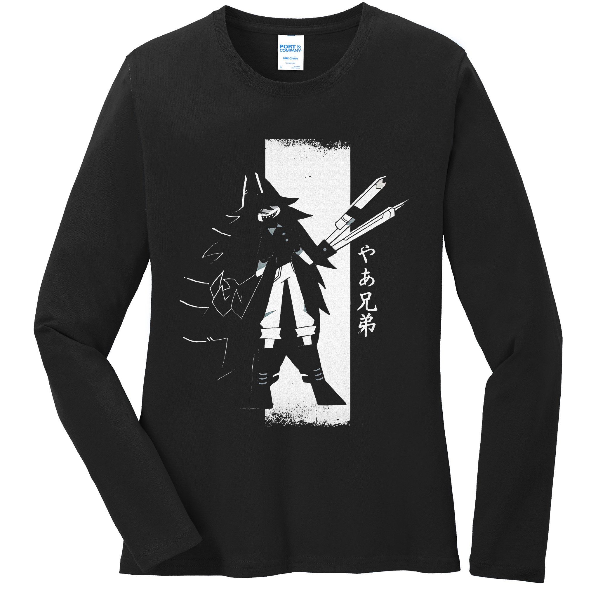 Samurai Girl Warrior Ukiyo Fpe Fundamental Paper Education Ladies Long Sleeve Shirt