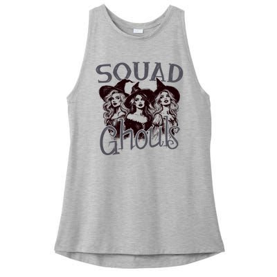 Squad Ghouls Witches Halloween Festive Ladies PosiCharge Tri-Blend Wicking Tank