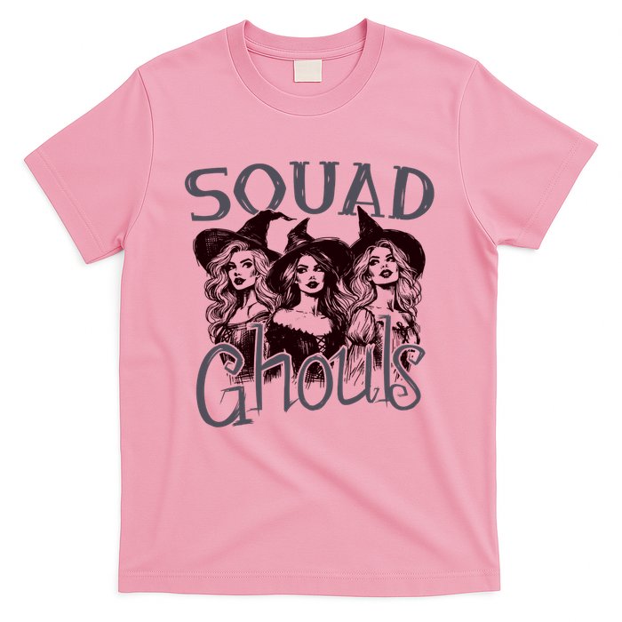 Squad Ghouls Witches Halloween Festive T-Shirt