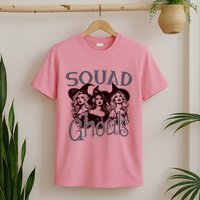 Squad Ghouls Witches Halloween Festive T-Shirt