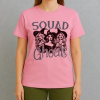 Squad Ghouls Witches Halloween Festive T-Shirt