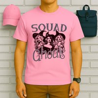 Squad Ghouls Witches Halloween Festive T-Shirt