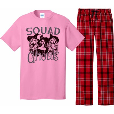 Squad Ghouls Witches Halloween Festive Pajama Set