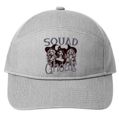 Squad Ghouls Witches Halloween Festive 7-Panel Snapback Hat