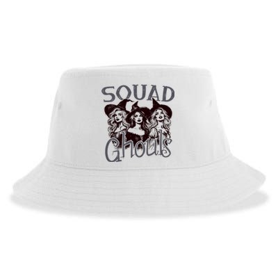 Squad Ghouls Witches Halloween Festive Sustainable Bucket Hat