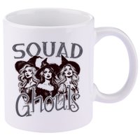 Squad Ghouls Witches Halloween Festive 11oz C Handle Ceramic Mug