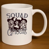 Squad Ghouls Witches Halloween Festive 11oz C Handle Ceramic Mug