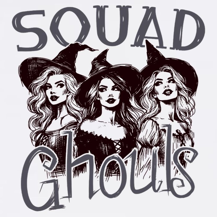 Squad Ghouls Witches Halloween Festive 11oz C Handle Ceramic Mug