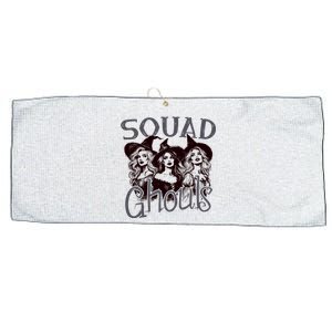 Squad Ghouls Witches Halloween Festive Large Microfiber Waffle Golf Towel