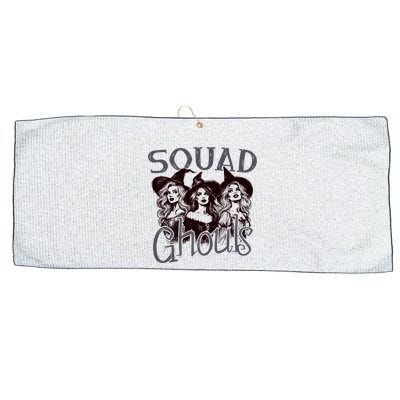 Squad Ghouls Witches Halloween Festive Large Microfiber Waffle Golf Towel