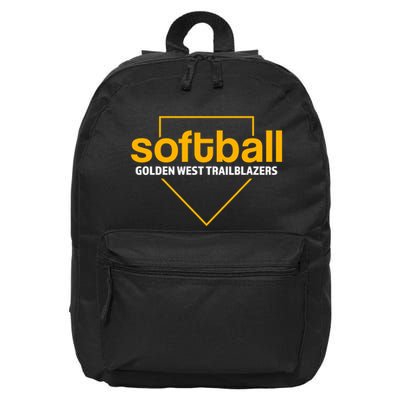 Softball Golden West Trailblazers 16 in Basic Backpack